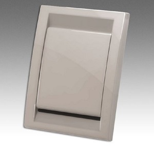 Prise d'aspiration design gris