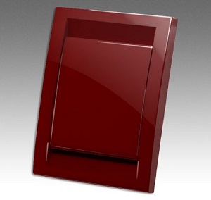 Prise d'aspiration design rouge